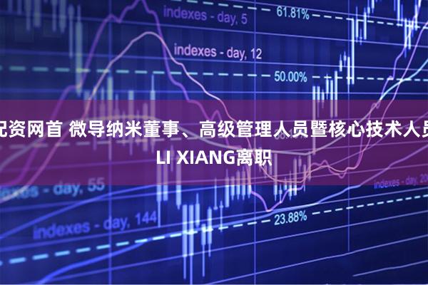 配资网首 微导纳米董事、高级管理人员暨核心技术人员LI XIANG离职